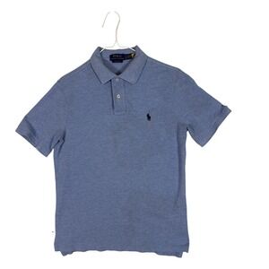 Polo Ralph Lauren Mens Classic Fit Short Sleeve Polo Shirt Blue Small